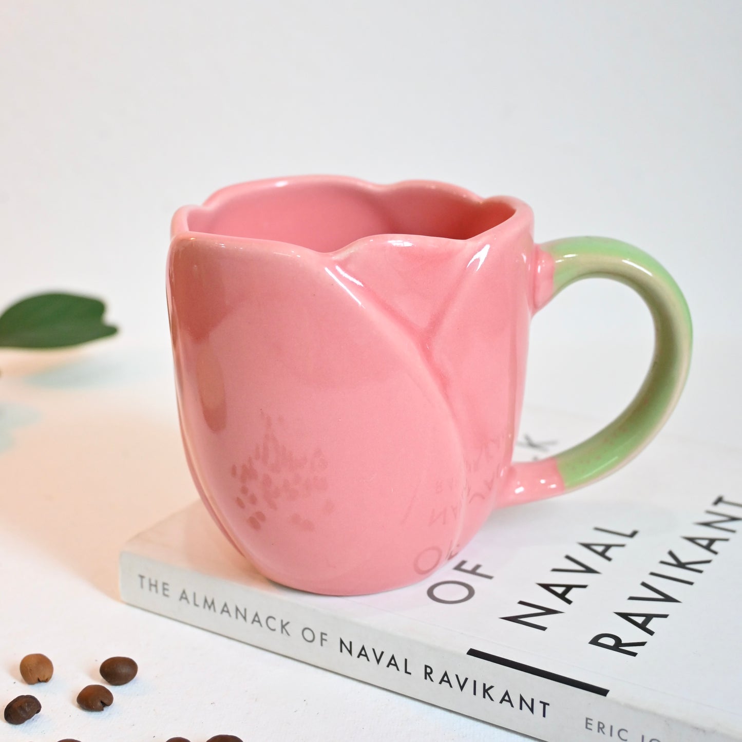 Pink Tulip Ceramic Mug