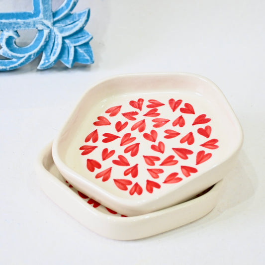 Coasters- Heart (Set of 2)