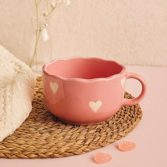 Pink Hearts Wavesip Cute Pinterest Mug