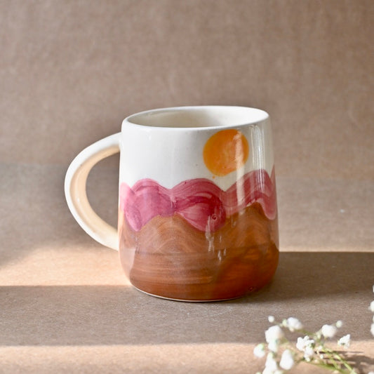 Sunset Handmade Aesthetic Ceramic Mug