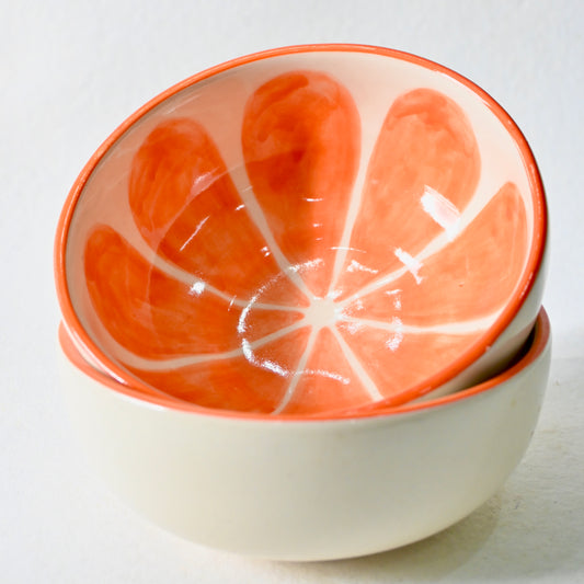 Orange Handmade Ceramic Bowl