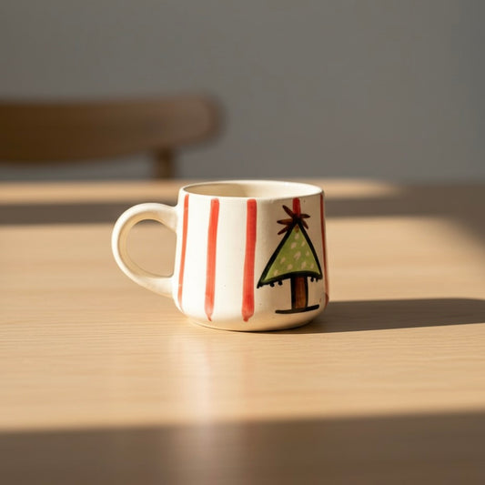 Christmas mug with Christmas tree