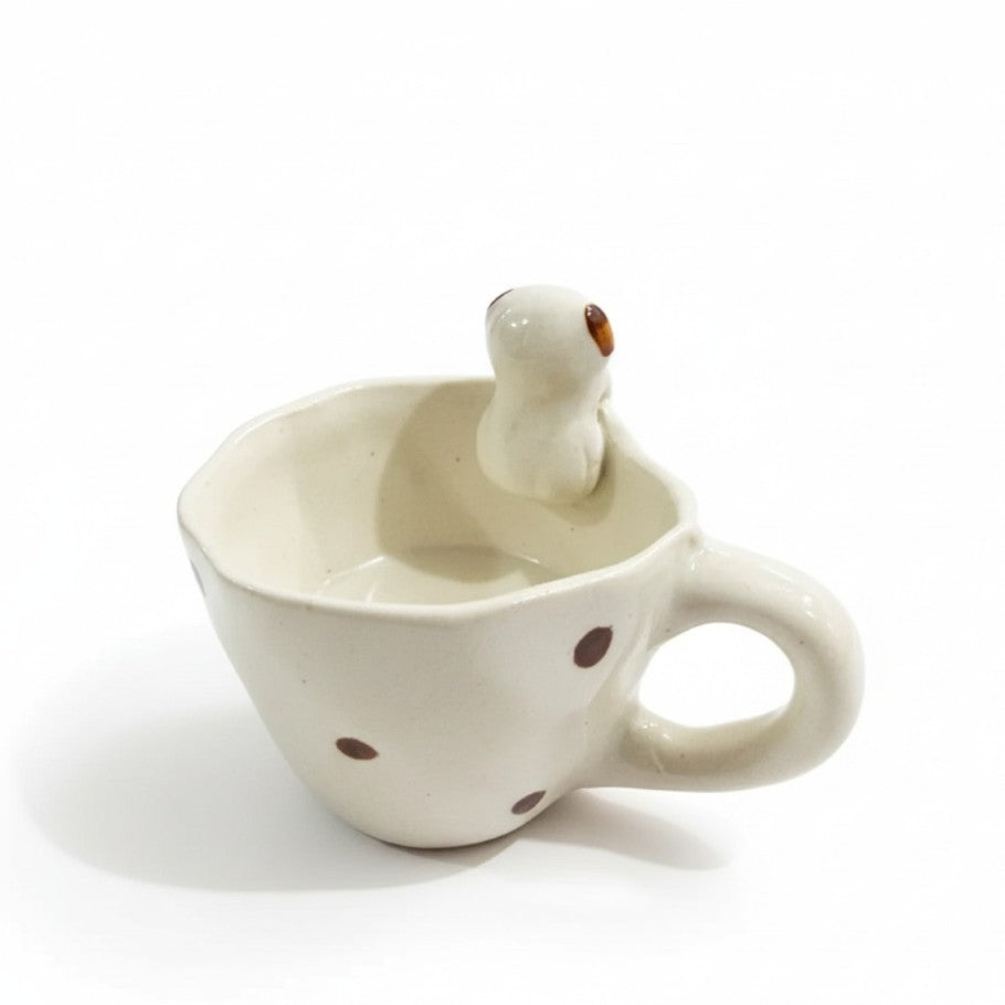 Waiting Puppy Ceramic Mug