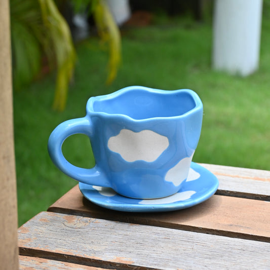 Clear Sky Cup and Saucer