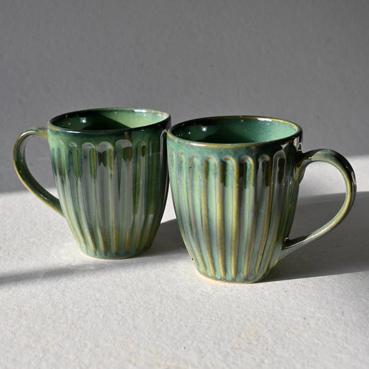 Green Classy Textured Mug