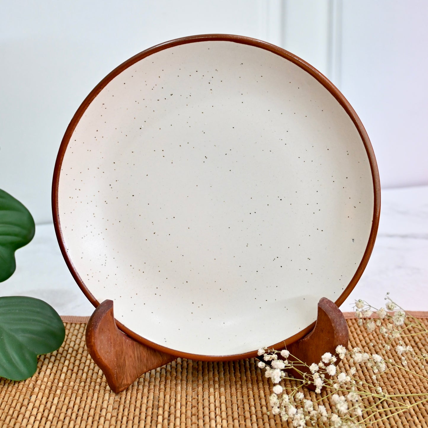 set of seven white ceramic dinner set from saabi house third picture fourth picture