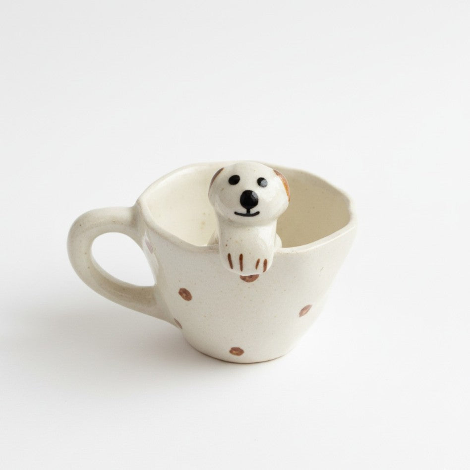 Waiting Puppy Ceramic Mug