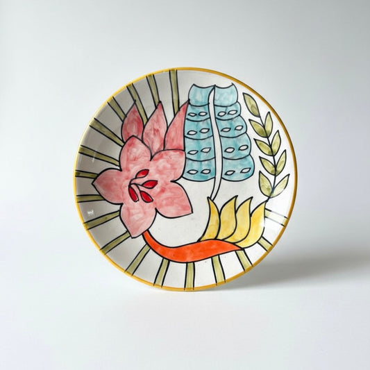 Bloom Ceramic Dinner Set for 1 (3 pcs)