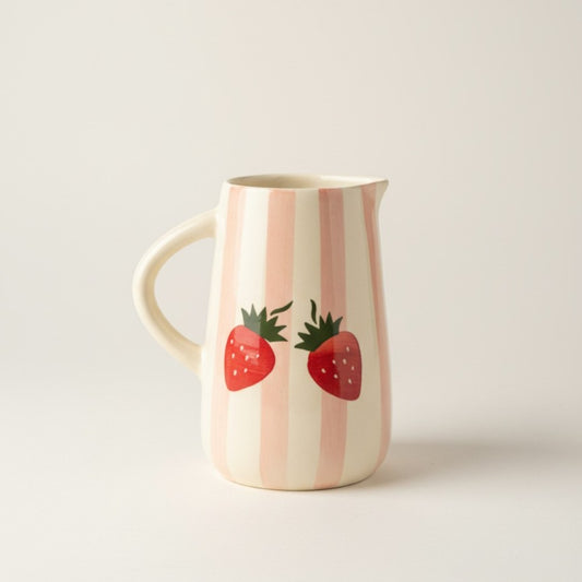 Strawberry Cute Pinteresty Ceramic Jug