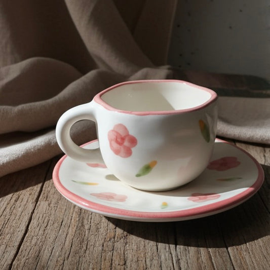 The Petal Wavy Rim Cup & Saucer Set