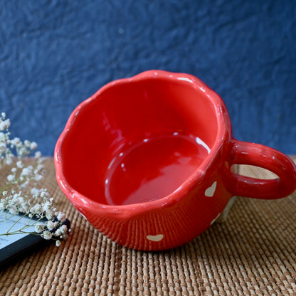 Red Hearts Wavesip Cute Pinterest Mug