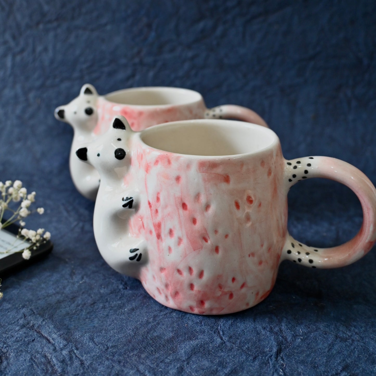 Pink Bear Cute Aesthetic Mug
