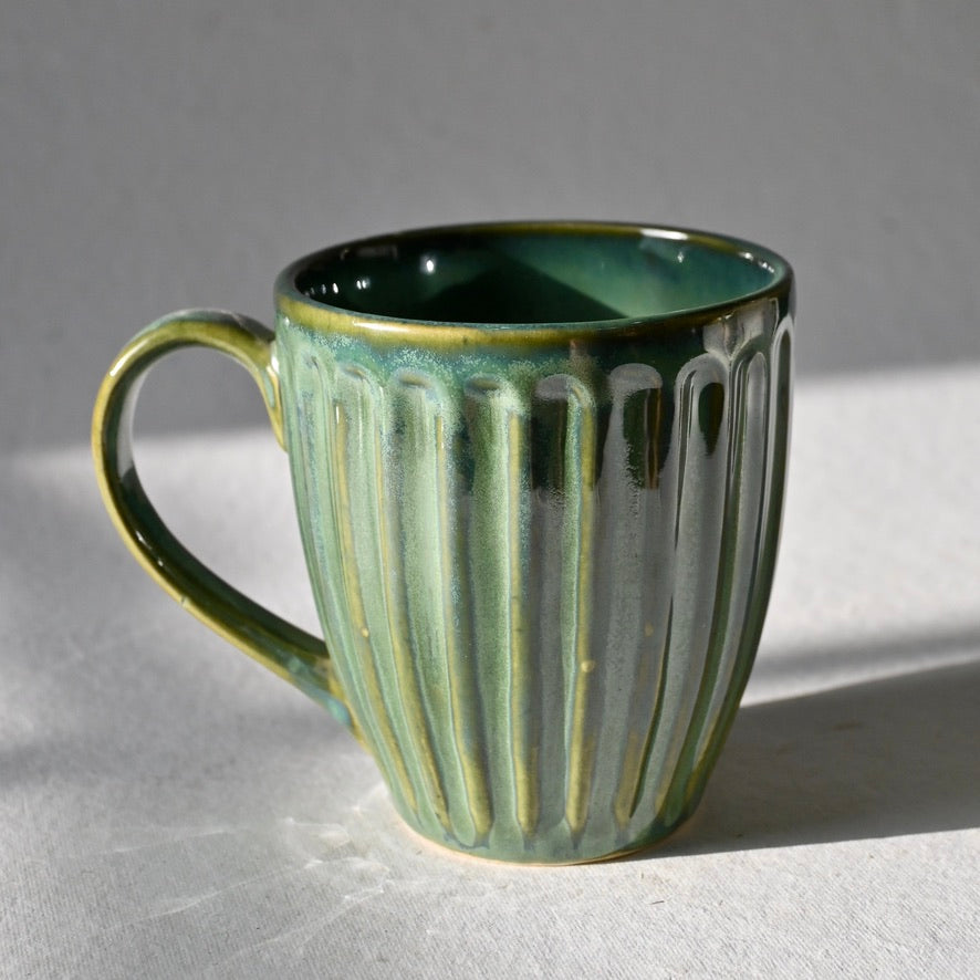 Green Classy Textured Mug