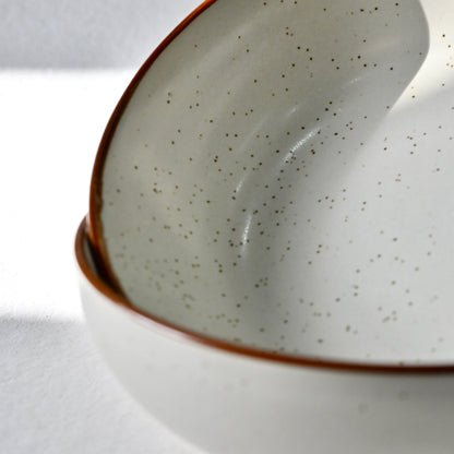Classic White Handmade Ceramic Bowl