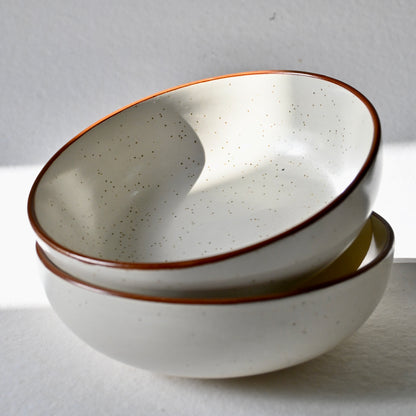 Classic White Handmade Ceramic Bowl