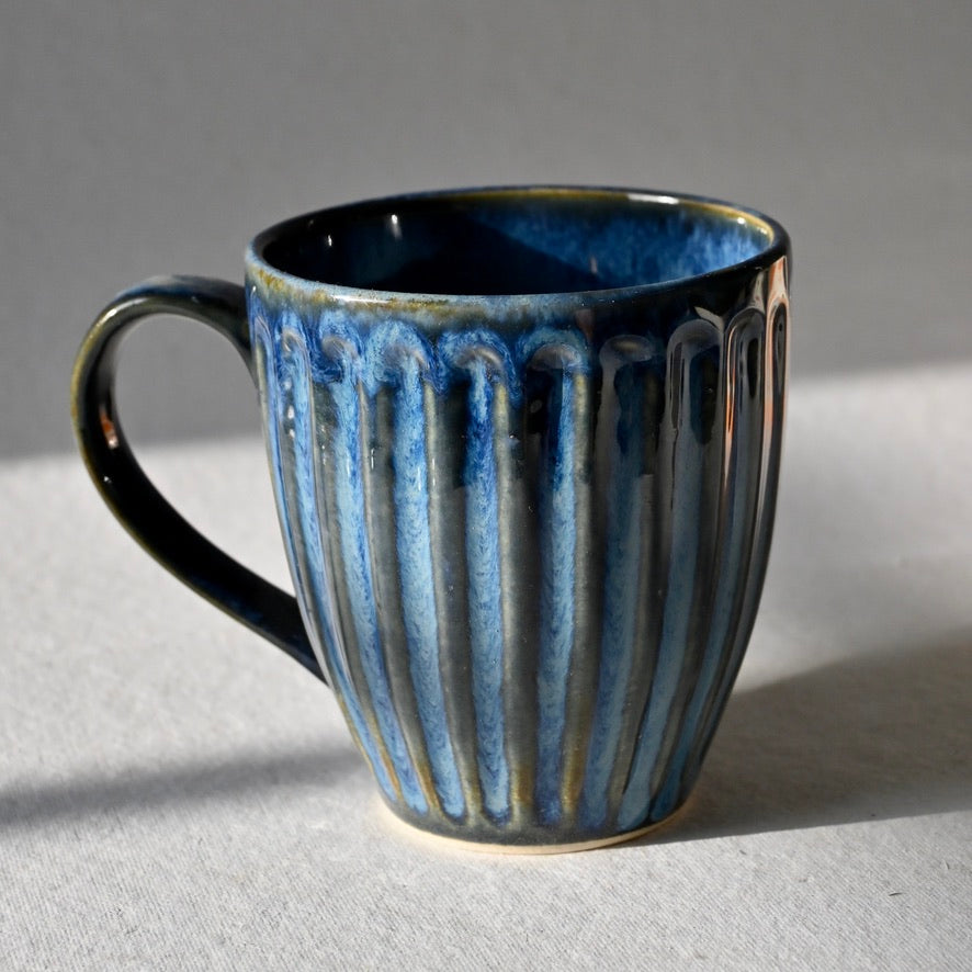Blue Classy Textured Mug