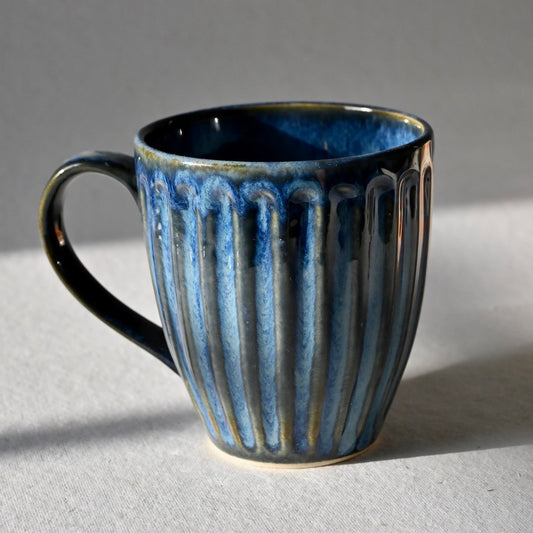 Blue Classy Textured Mug