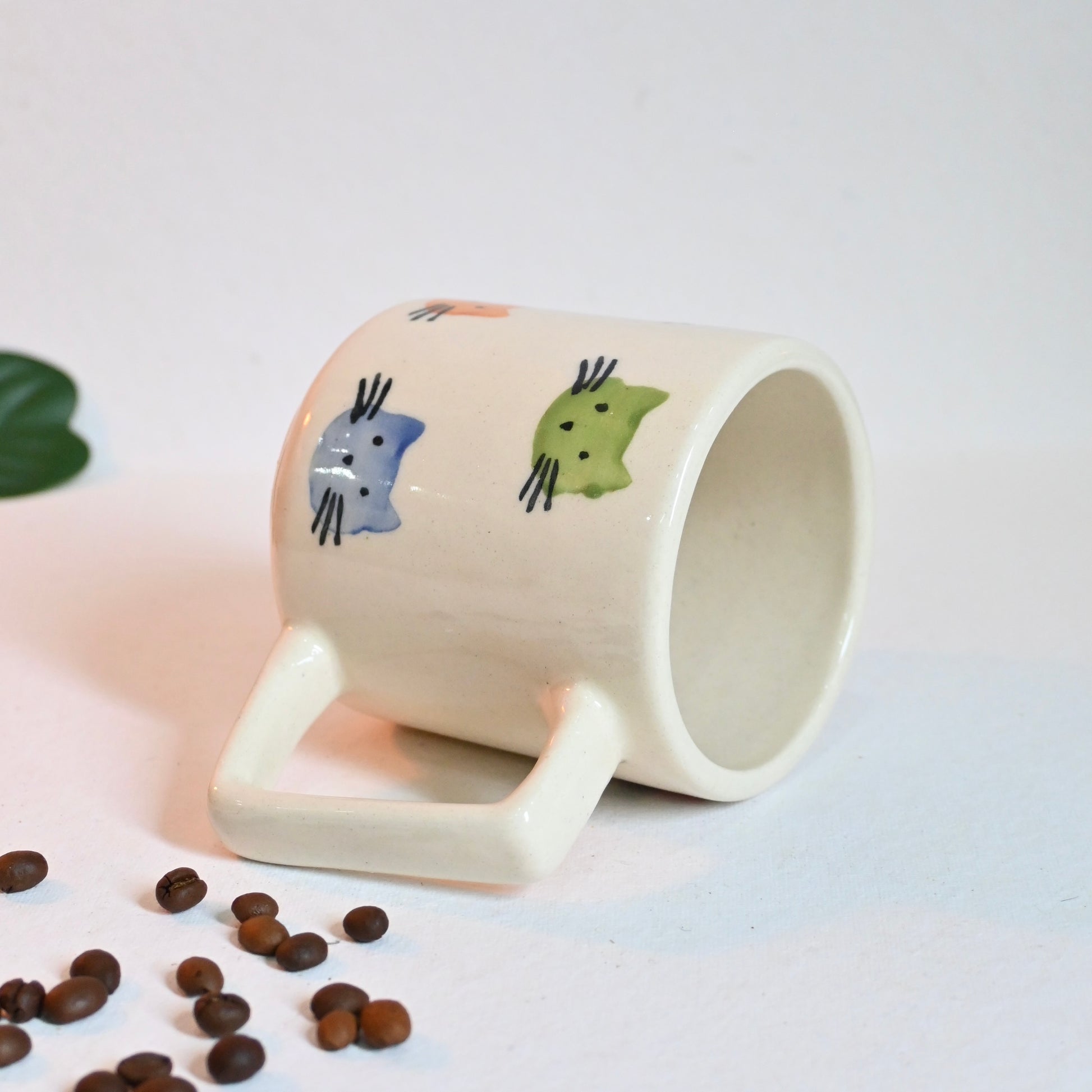 Cute Pinterest Mug Meow Side