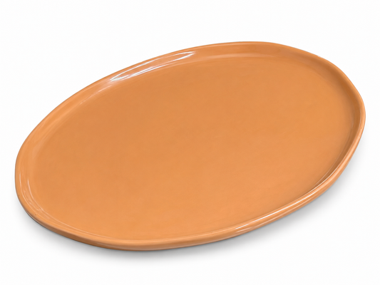 Indian Brown Ceramic Dinner Plate