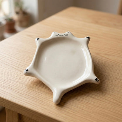 Cat Ceramic Trinket Tray/Plate