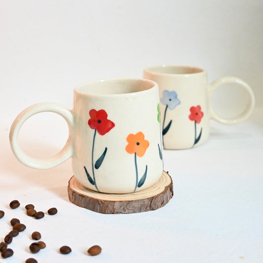Flower Ceramic Mug