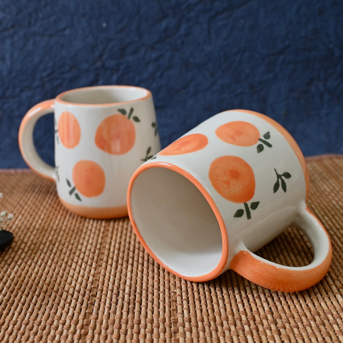 Orange Handmade Ceramic Coffee Mug