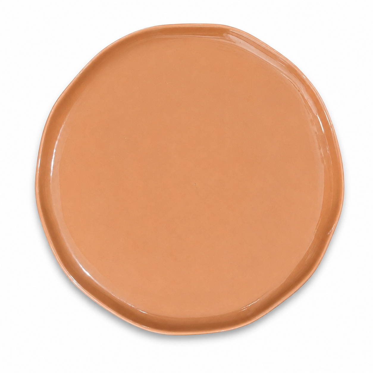 Indian Brown Ceramic Dinner Plate