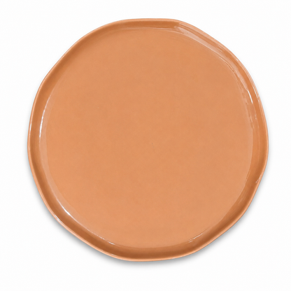 Indian Brown Ceramic Dinner Plate