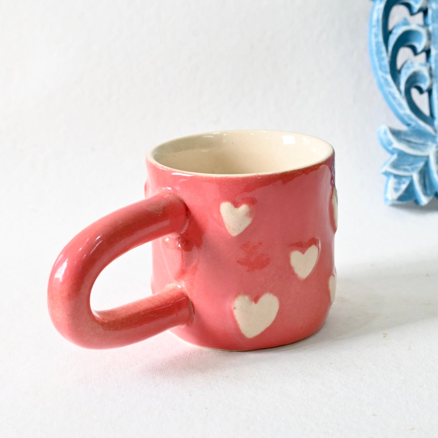 Pink Candy Hearts Ceramic Mug