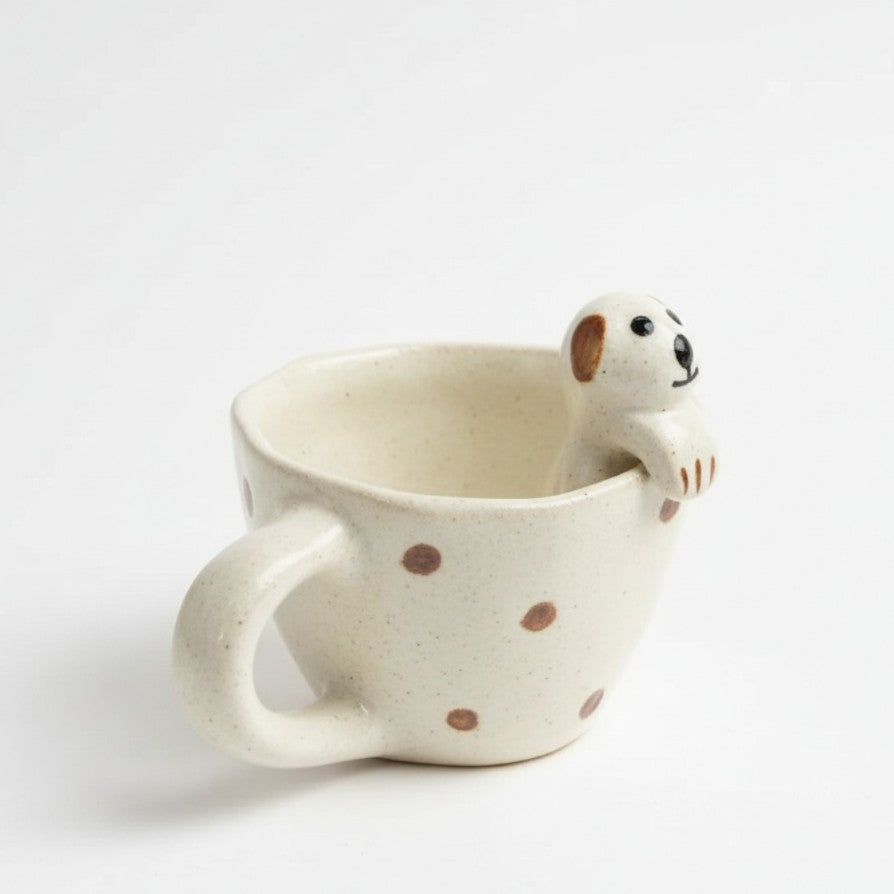 Waiting Puppy Ceramic Mug