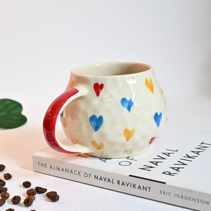 Multi Heart Ceramic Mug