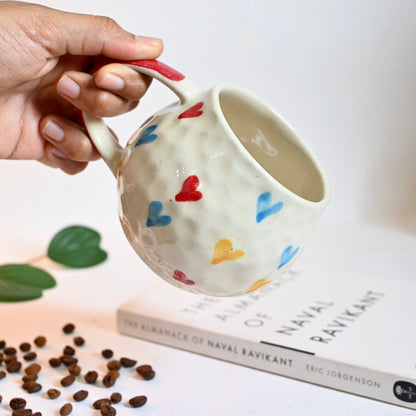 Multi Heart Ceramic Mug