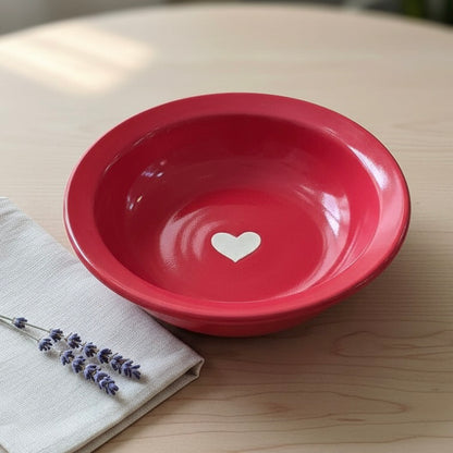 Red Heart Pasta Bowl