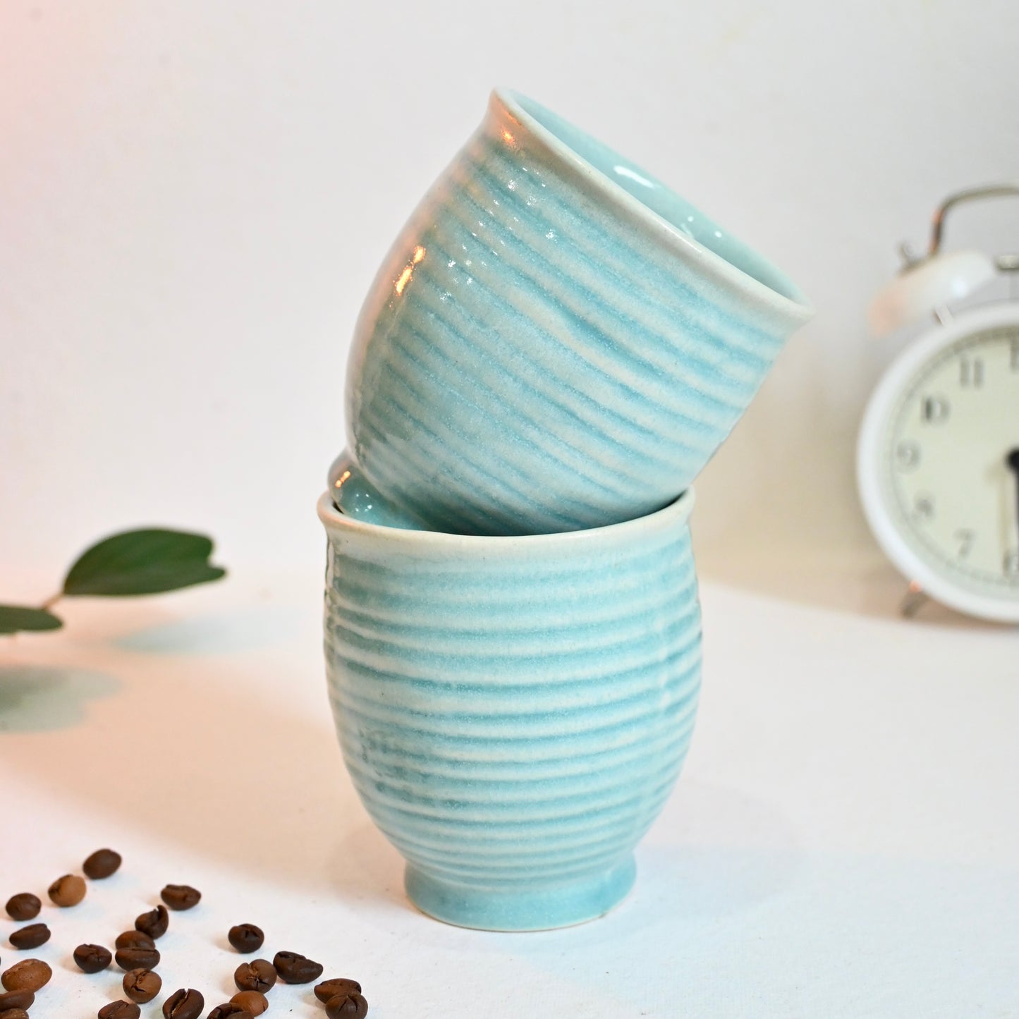 Turquoise Ceramic Kulhad