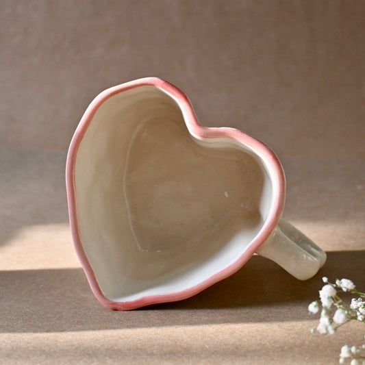 Pink Small Hearts Pinterest Ceramic Mug