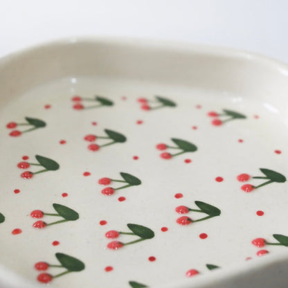 Cherry Pinteresty Cup & Saucer Set