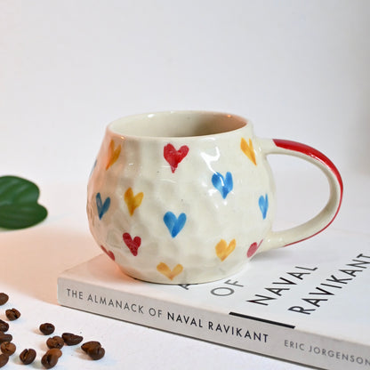Multi Heart Ceramic Mug