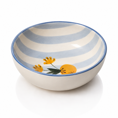 Apricot Hand-Painted Ceramic Bowl