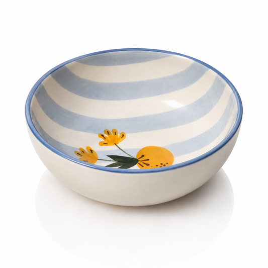 Apricot Hand-Painted Ceramic Bowl