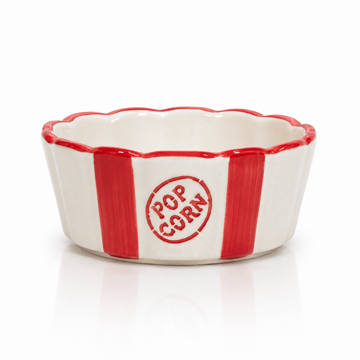 Popcorn Ceramic Snack Bowl