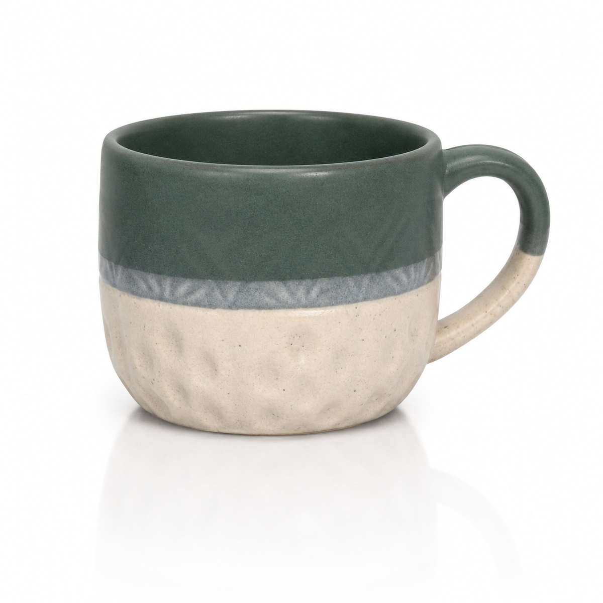 Green Rustic Ceramic Classic Mug