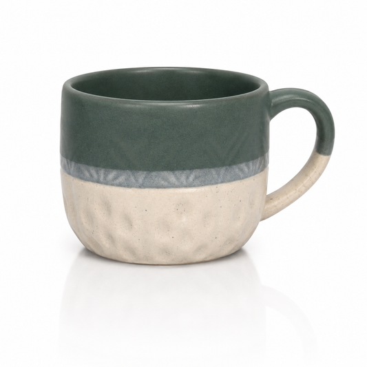 Green Rustic Ceramic Classic Mug