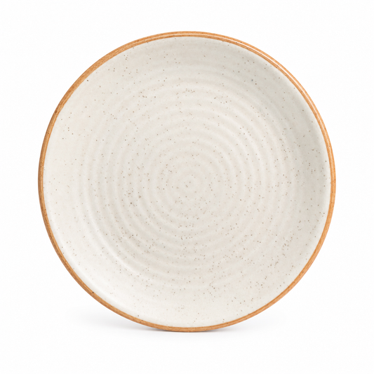 Classic Speckled Ceramic Snack Plate