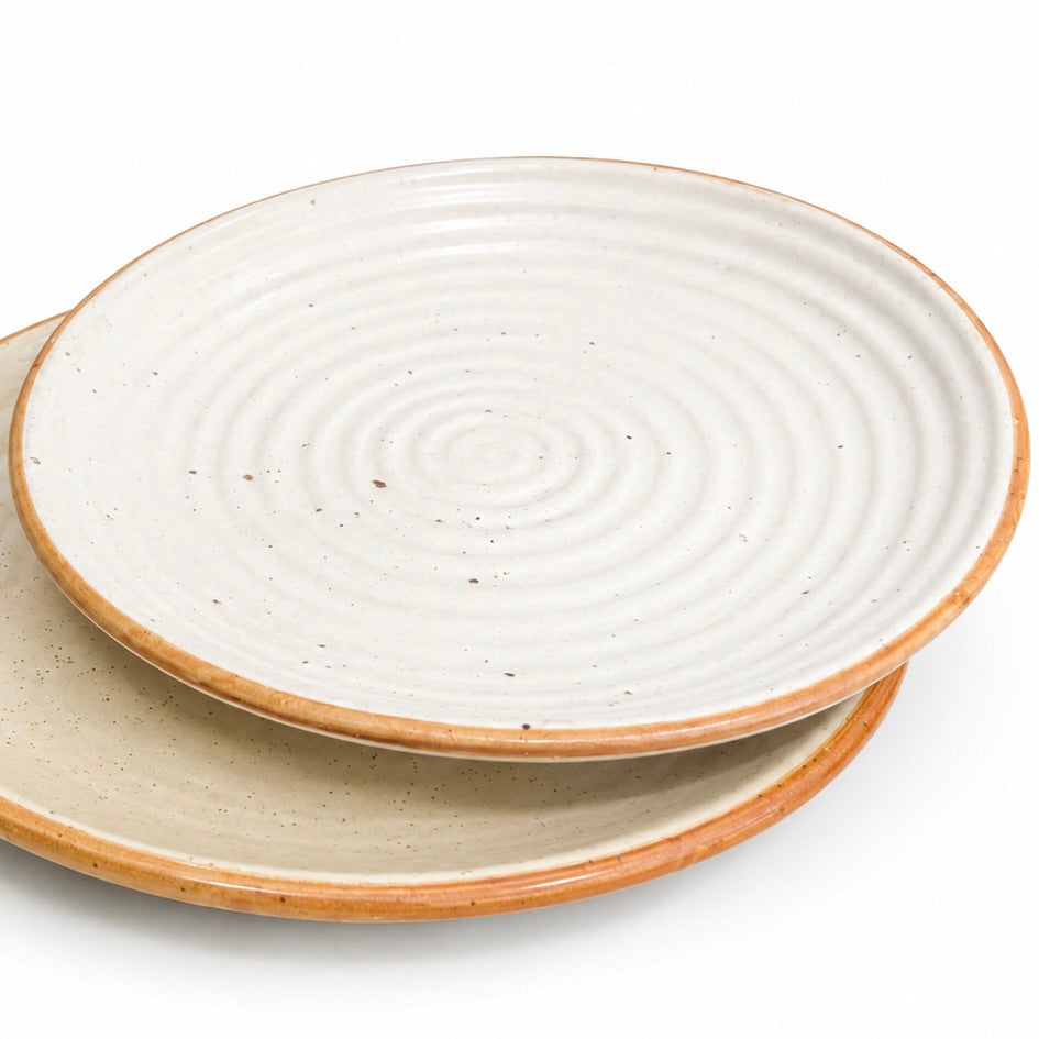 Classic Speckled Ceramic Snack Plate
