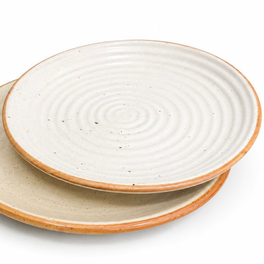 Classic Speckled Ceramic Snack Plate