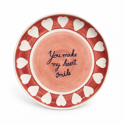 Quirky Love Quote Ceramic Plate
