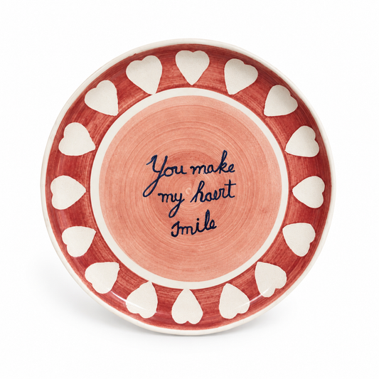 Quirky Love Quote Ceramic Plate