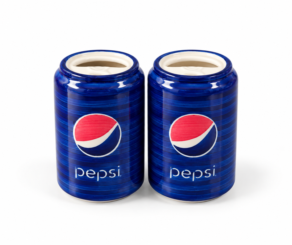Pepsi Ceramic Tumbler with Straw