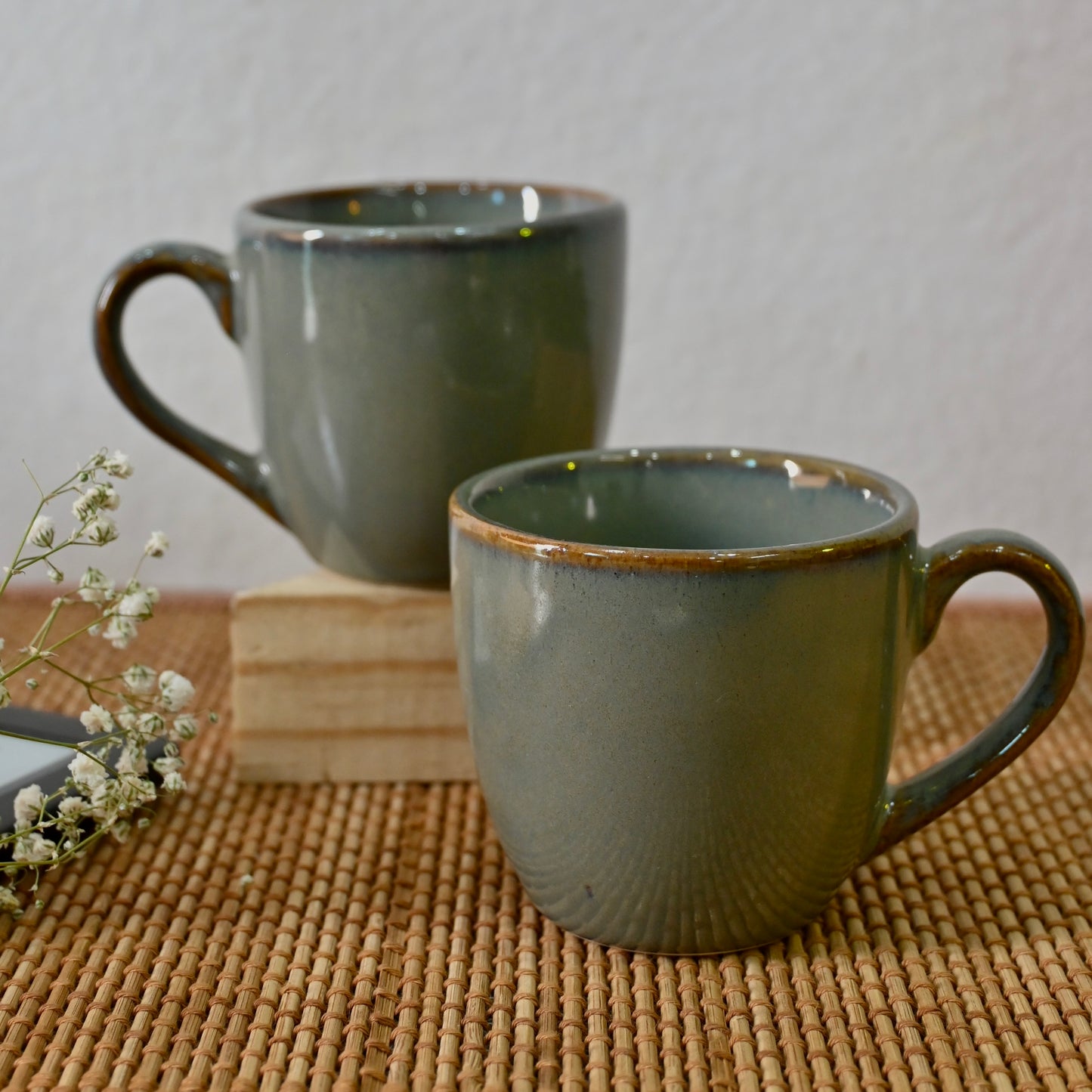 Olive Textured Espresso Cup 60ml
