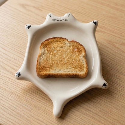 Cat Ceramic Trinket Tray/Plate